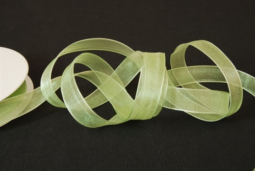 Band 50m/ 15mm, Organza, pastellgrün Band 50m/ 15mm, Organza, pastellgrün