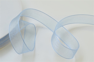 Band 50m/ 15mm, Organza, hblau Band 50m/ 15mm, Organza, hblau