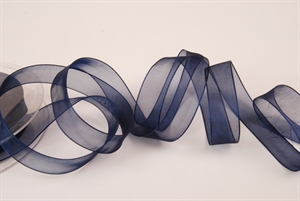 Band 50m/ 15mm, Organza, navi Band 50m/ 15mm, Organza, navi