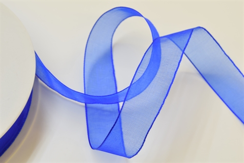 Band 50m/ 15mm, Organza, royalblau Band 50m/ 15mm, Organza, royalblau