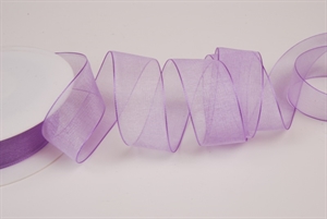 Band 50m/ 25mm, Organza, lavendel Band 50m/ 25mm, Organza, lavendel