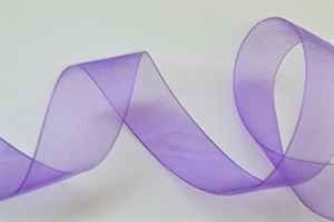 Band 50m/ 25mm, Organza, violett Band 50m/ 25mm, Organza, violett