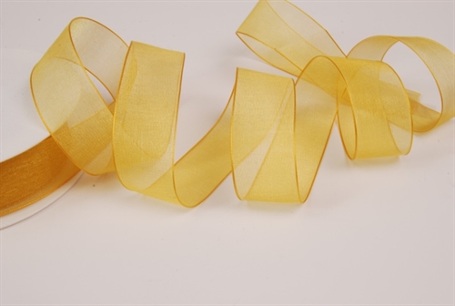 Band 50m/ 25mm, Organza, natur Band 50m/ 25mm, Organza, natur