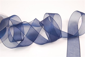 Band 50m/ 25mm, Organza, navi Band 50m/ 25mm, Organza, navi