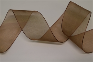 Band 50m/ 40mm, Organza, dbraun 57 Band 50m/ 40mm, Organza, dbraun 57