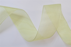 Band 25m/ 40mm, Organza, lindengrün Band 25m/ 40mm, Organza, lindengrün