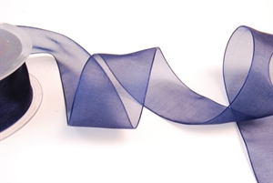 Band 50m/ 40mm, Organza, navi Band 50m/ 40mm, Organza, navi