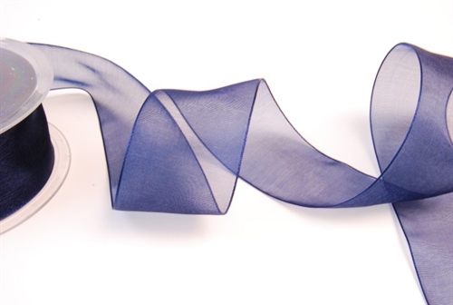 Band 50m/ 40mm, Organza, navi Band 50m/ 40mm, Organza, navi