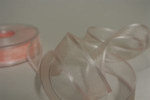 Band 25m/ 25mm, Organza d-face Satin, mandarin Band 25m/ 25mm, Organza d-face Satin, mandarin