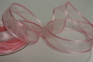 Band 25m/ 25mm, Organza d-face Satin, altrosa Band 25m/ 25mm, Organza d-face Satin, altrosa