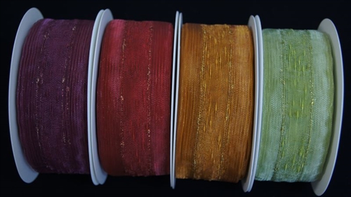 Band 25mm, Tüll mit Strucktur, pastellgrün Band 25mm, Tüll mit Strucktur, pastellgrün