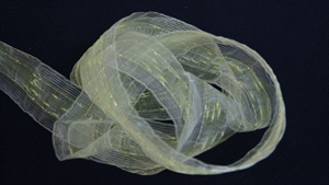 Band 40mm, Tüll mit Strucktur, pastellgrün Band 40mm, Tüll mit Strucktur, pastellgrün