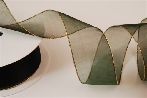 Band 25m/ 40mm, Deco, dgrün Band 25m/ 40mm, Deco, dgrün