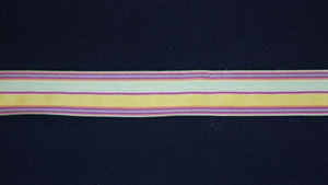 Band 25m/ 25mm, Streifen, orange/grün Band 25m/ 25mm, Streifen, orange/grün