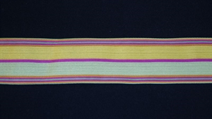 Band 25m/ 40mm, Streifen, orange/grün Band 25m/ 40mm, Streifen, orange/grün