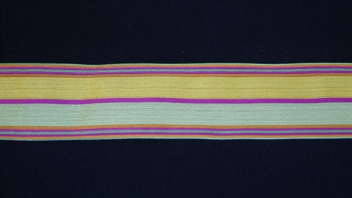 Band 25m/ 40mm, Streifen, orange/grün Band 25m/ 40mm, Streifen, orange/grün