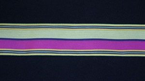 Band 25m/ 40mm, Streifen, rot/grün Band 25m/ 40mm, Streifen, rot/grün