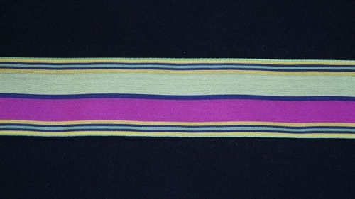 Band 25m/ 40mm, Streifen, rot/grün Band 25m/ 40mm, Streifen, rot/grün