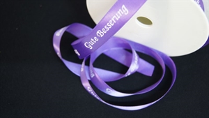 Band 25m/ 15mm, Gute Besserung, lila Band 25m/ 15mm, Gute Besserung, lila