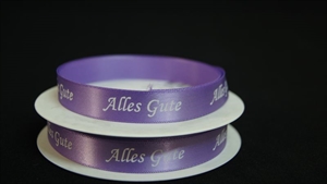 Band 25m/ 15mm, Alles Gute, lila Band 25m/ 15mm, Alles Gute, lila