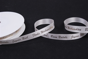 Band 25m/ 10mm, Noel, Natale, creme Band 25m/ 10mm, Noel, Natale, creme
