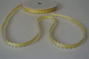 Band 20m/ 10mm, Band mit Schlaufen, gelb Band 20m/ 10mm, Band mit Schlaufen, gelb