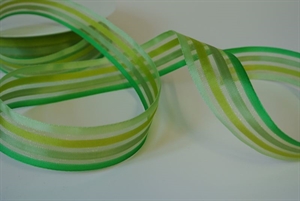 Band 50m/ 25mm, Streifen, grün/hgrün Band 50m/ 25mm, Streifen, grün/hgrün