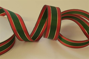 Band 25m/ 25mm, Ripps Duo, rot-grün Band 25m/ 25mm, Ripps Duo, rot-grün