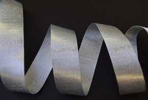 Band 25m/ 25mm, Lurex in Satin, hellblau Band 25m/ 25mm, Lurex in Satin, hellblau