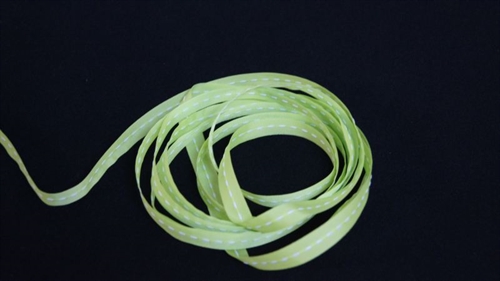 Band 50m/ 10mm, single stitch ribbon, hgrün