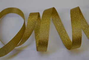 Band 25m/ 12mm, Fischgrat mit Lurex, gold Band 25m/ 12mm, Fischgrat mit Lurex, gold