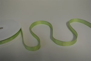 Band 25m/ 10mm, Karo Vichy, hgrün Band 25m/ 10mm, Karo Vichy, hgrün