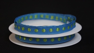 Band 25m/ 10mm, Tupfenband, türkis Band 25m/ 10mm, Tupfenband, türkis