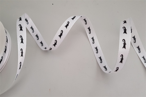 Band 50m/ 15mm, Baslerstab, schwarz/weiss Band 50m/ 15mm, Baslerstab, schwarz/weiss