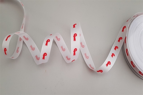 Band 50m/ 15mm, Baselbieter Stab, rot/weiss Band 50m/ 15mm, Baselbieter Stab, rot/weiss