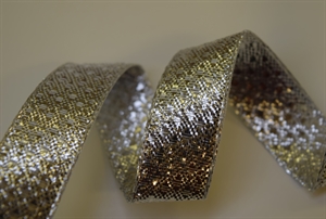 Band 25m/ 40mm, Lurex, silber Band 25m/ 40mm, Lurex, silber