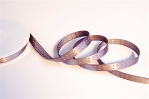 Band 20m/ 10mm, Lurexpunkte, grau Band 20m/ 10mm, Lurexpunkte, grau