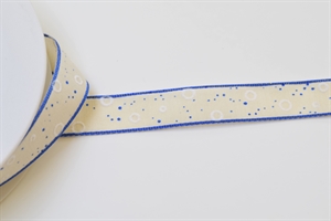 Band 25m/ 15mm, Punkte & Kreise, blau Band 25m/ 15mm, Punkte & Kreise, blau