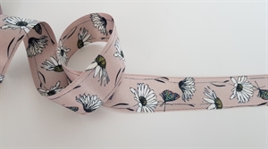 Band 25m/ 25mm, Blume, taupe Band 25m/ 25mm, Blume, taupe