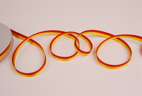 Band 50m/ 10mm, National, rot/gelb Band 50m/ 10mm, National, rot/gelb