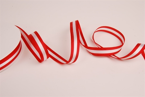 Band 50m/ 15mm, National, rot/weiss/rot Band 50m/ 15mm, National, rot/weiss/rot