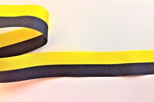 Band 50m/ 15mm, National, gelb/schwarz Band 50m/ 15mm, National, gelb/schwarz