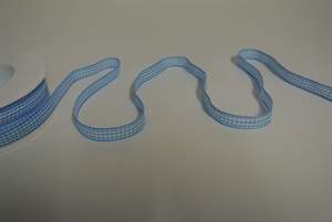 Band 50m/ 10mm, Karo Vichy, hblau Band 50m/ 10mm, Karo Vichy, hblau