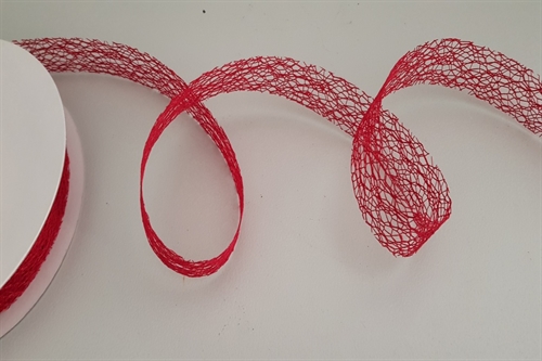 Band 25m/ 25mm, Gitternetz, drot Band 25m/ 25mm, Gitternetz, drot