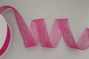 Band 25m/ 40mm, Gitternetz, fuchsia Band 25m/ 40mm, Gitternetz, fuchsia