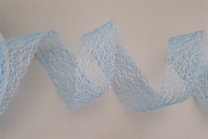 Band 25m/ 40mm, Gitternetz, hblau Band 25m/ 40mm, Gitternetz, hblau