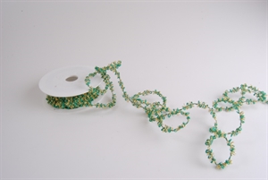 Band 15m/ 8mm, Flock, grün Band 15m/ 8mm, Flock, grün