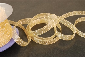 Band 25m/ 10mm, Ministar, creme Band 25m/ 10mm, Ministar, creme