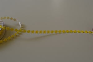 Band 25m/ 10mm, Blüte klebend, gelb Band 25m/ 10mm, Blüte klebend, gelb