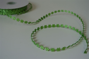 Band 25m/ 10mm, Blumengarland, grün Band 25m/ 10mm, Blumengarland, grün